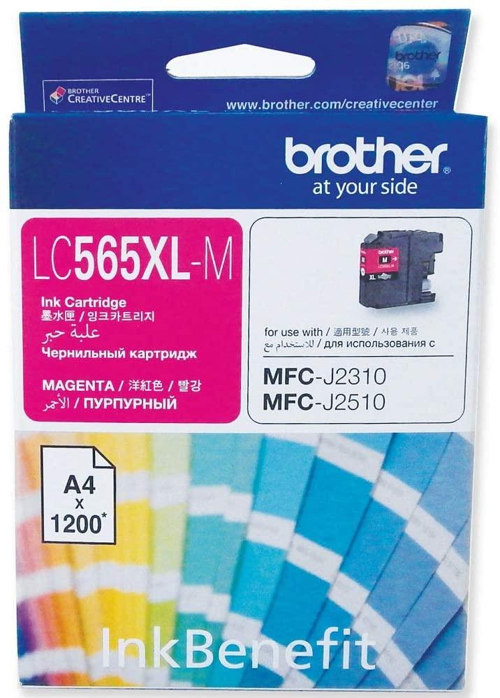 Brother LC 565XL Ink Cartridge Magenta - eBuy UAE